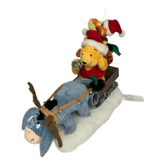 Winnie the Pooh, Tigger, Eeyore, Christmas Sleigh Ride Music Motion Plus… - Picture 6 of 11